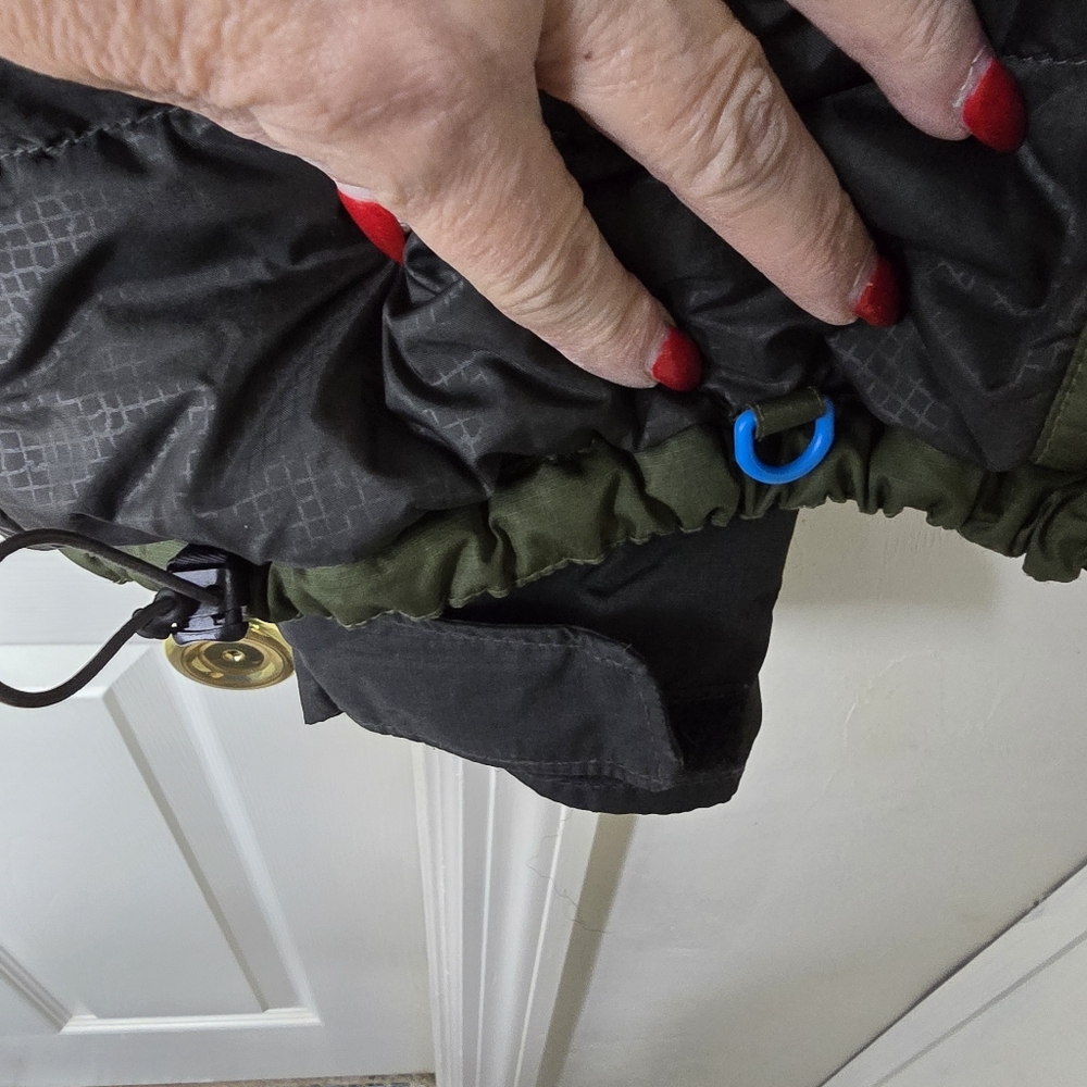 Green black zip front coat Columbia Mens L - Picture 6 of 16